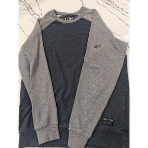 Fox Racing Men's Size Medium Long-Sleeve Crew Neck Pullover Slim Fit Sweater